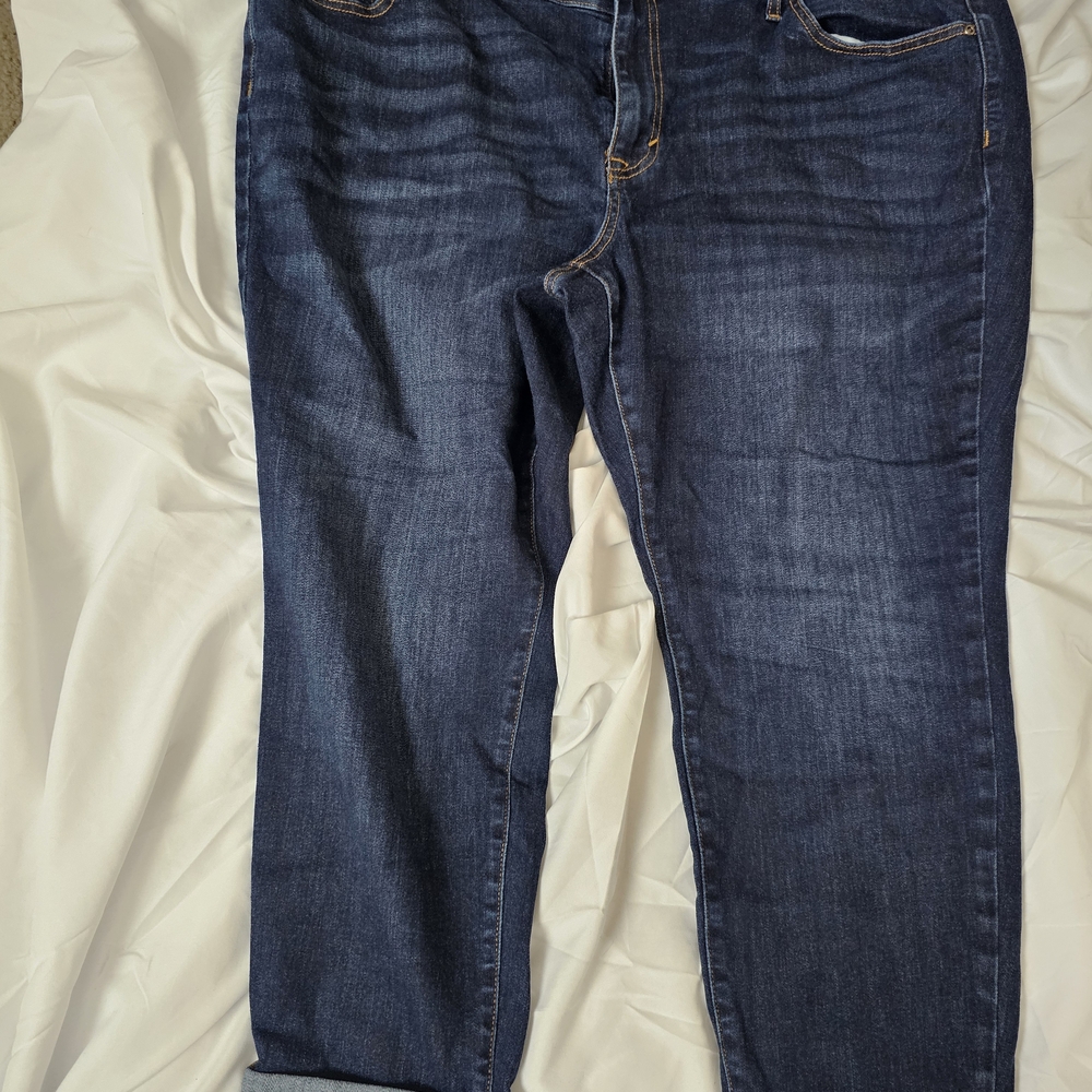 Sonoma Dark Blue Straight Leg Jeans